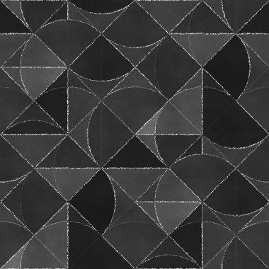 Yazı tahtası ile soyut geometrik arka plan