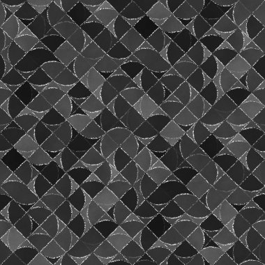 Yazı tahtası ile soyut geometrik arka plan