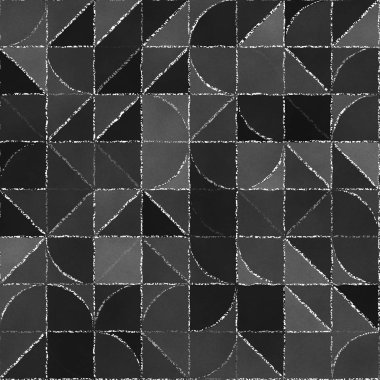 Yazı tahtası ile soyut geometrik arka plan