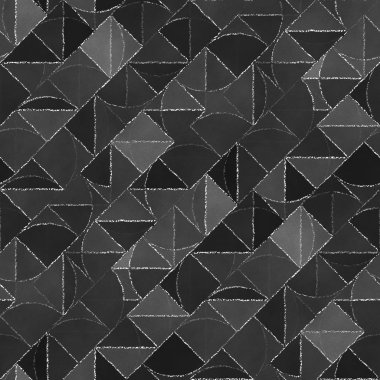 Yazı tahtası ile soyut geometrik arka plan