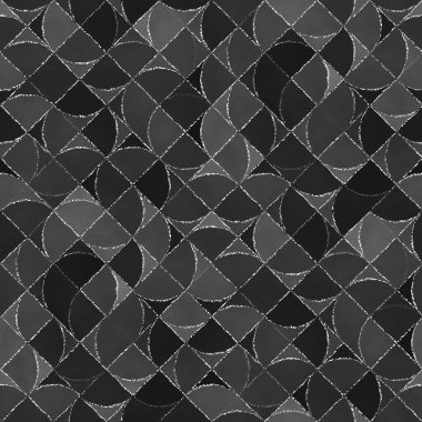 Yazı tahtası ile soyut geometrik arka plan