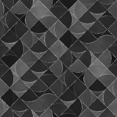 Yazı tahtası ile soyut geometrik arka plan