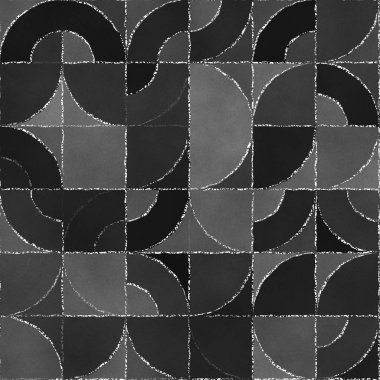 Yazı tahtası ile soyut geometrik arka plan