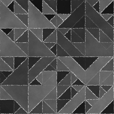 Yazı tahtası ile soyut geometrik arka plan