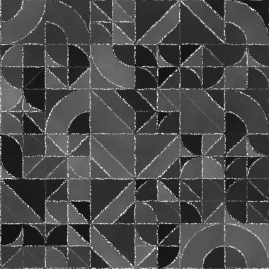 Yazı tahtası ile soyut geometrik arka plan