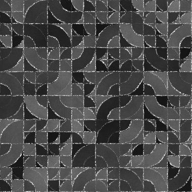 Yazı tahtası ile soyut geometrik arka plan