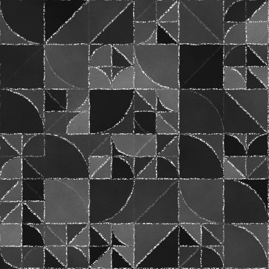 Yazı tahtası ile soyut geometrik arka plan