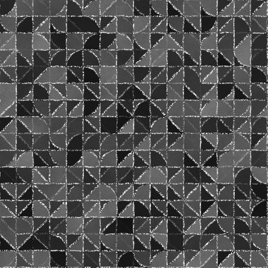 Yazı tahtası ile soyut geometrik arka plan