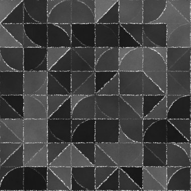 Yazı tahtası ile soyut geometrik arka plan