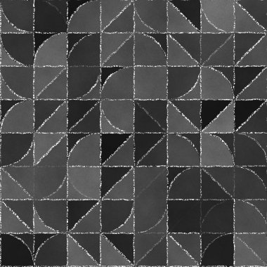 Yazı tahtası ile soyut geometrik arka plan