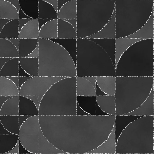 抽象几何背景与黑板 — 图库照片
