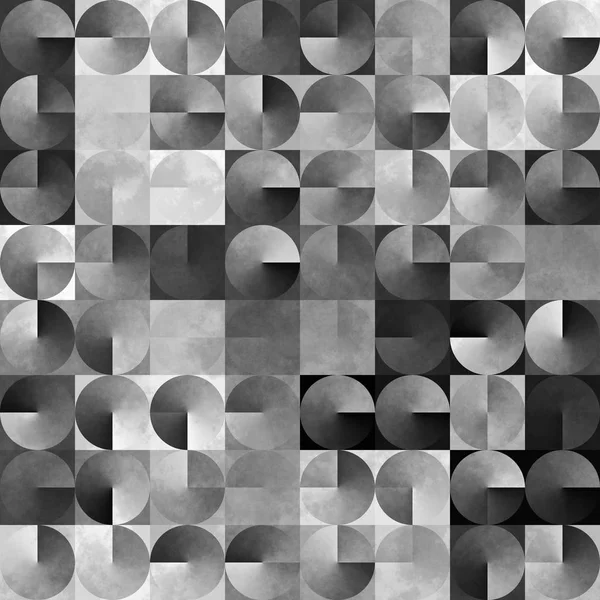 抽象的几何黑白背景 — 图库照片