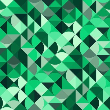 Dekoratif geometrik şekiller seamless modeli