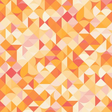 Dekoratif geometrik şekiller seamless modeli