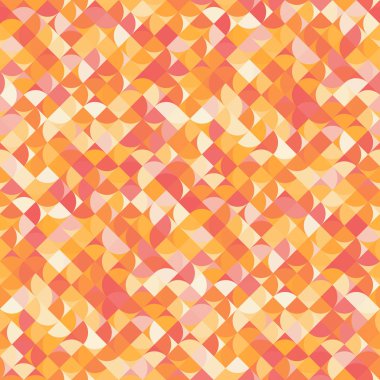 Dekoratif geometrik şekiller seamless modeli