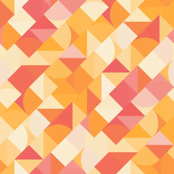 Decorative geometric shapes seamless pattern