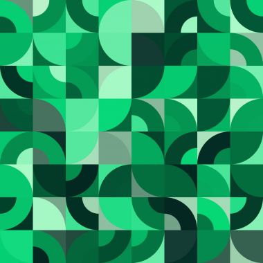 Dekoratif geometrik şekiller seamless modeli