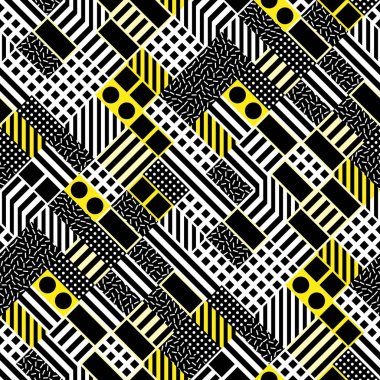 Fayans dekoratif geometrik şekiller. Tek renkli düzensiz. Arka plan. Sanatsal dekoratif süs kafes