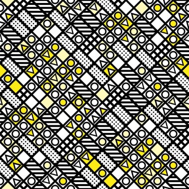 Fayans dekoratif geometrik şekiller. Tek renkli düzensiz. Arka plan. Sanatsal dekoratif süs kafes