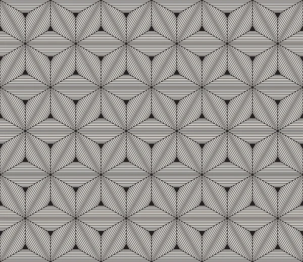 Modèle sans couture vectoriel. Texture abstraite moderne et élégante. Carrelage géométrique répété à partir d'un élément rayé — Image vectorielle