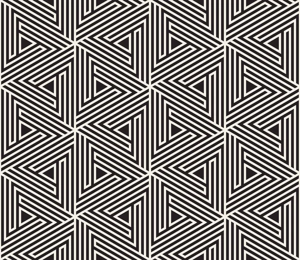 Vektör seamless modeli. Modern şık soyut doku. Çizgili öğelerinden geometrik döşeme yinelenen