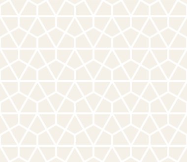Vektör seamless ince modeli. Modern şık soyut doku. Çizgili öğelerinden geometrik döşeme yinelenen