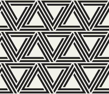 Vektör seamless modeli. Modern şık soyut doku. Geometrik çizgili öğeleri kutusundan yinelenen