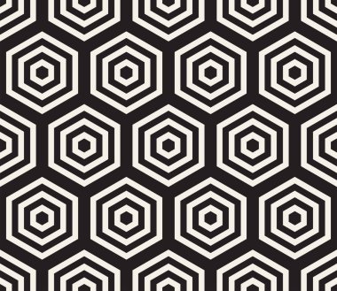 Vektör seamless modeli. Modern şık soyut doku. Geometrik çizgili öğeleri kutusundan yinelenen