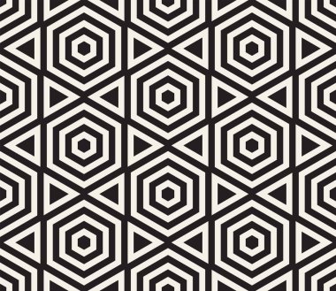 Vektör seamless modeli. Modern şık soyut doku. Geometrik çizgili öğe kutusundan yinelenen