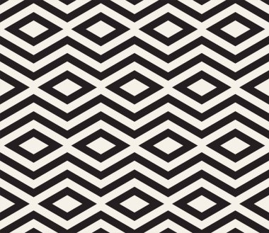 Vektör seamless modeli. Modern şık soyut doku. Geometrik çizgili öğe kutusundan yinelenen