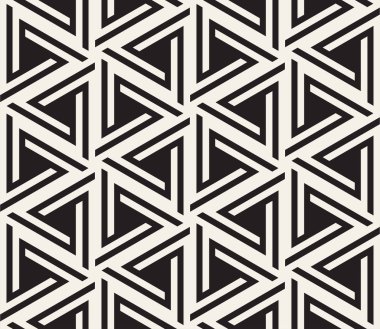 Vektör seamless modeli. Modern şık soyut doku. Geometrik çizgili öğe kutusundan yinelenen