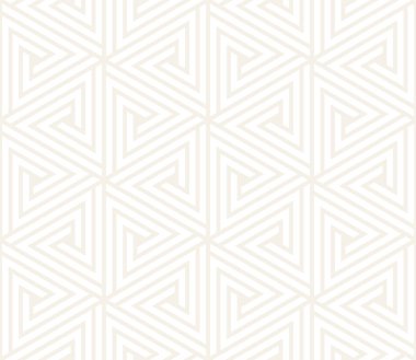 Vektör seamless modeli. Modern şık soyut doku. Çizgili öğelerinden geometrik döşeme yinelenen