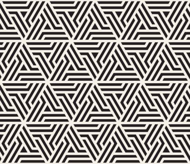 Vektör kesintisiz geometrik desen. Basit soyut çizgiler kafes. Yinelenen öğeleri şık arka plan