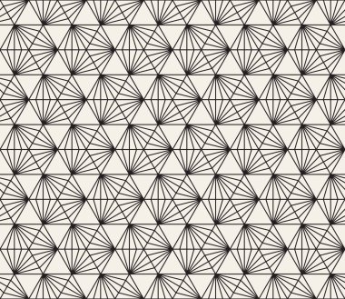 Vektör kesintisiz geometrik desen. Basit soyut çizgiler kafes. Yinelenen öğeleri şık arka plan