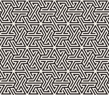 Vektör kesintisiz geometrik desen. Basit soyut çizgiler kafes. Yinelenen öğeleri şık arka plan