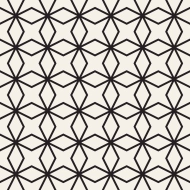 Vektör kesintisiz geometrik desen. Basit soyut çizgiler kafes. Yinelenen öğeleri şık arka plan