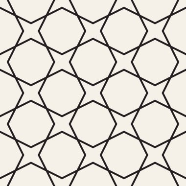 Vektör kesintisiz geometrik desen. Basit soyut çizgiler kafes. Yinelenen öğeleri şık arka plan