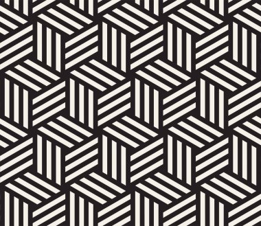 Vektör kesintisiz geometrik desen. Basit soyut çizgiler kafes. Yinelenen öğeleri şık arka plan