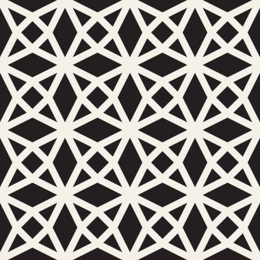 Vektör kesintisiz geometrik desen. Basit soyut çizgiler kafes. Yinelenen öğeleri şık arka plan
