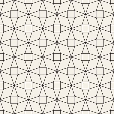 Vektör kesintisiz geometrik desen. Basit soyut çizgiler kafes. Yinelenen öğeleri şık arka plan