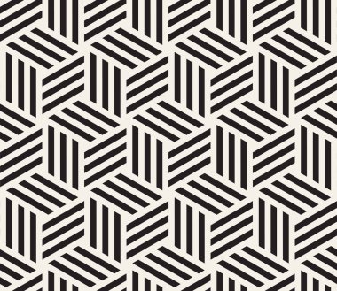 Vektör kesintisiz geometrik desen. Basit soyut çizgiler kafes. Yinelenen öğeleri şık arka plan