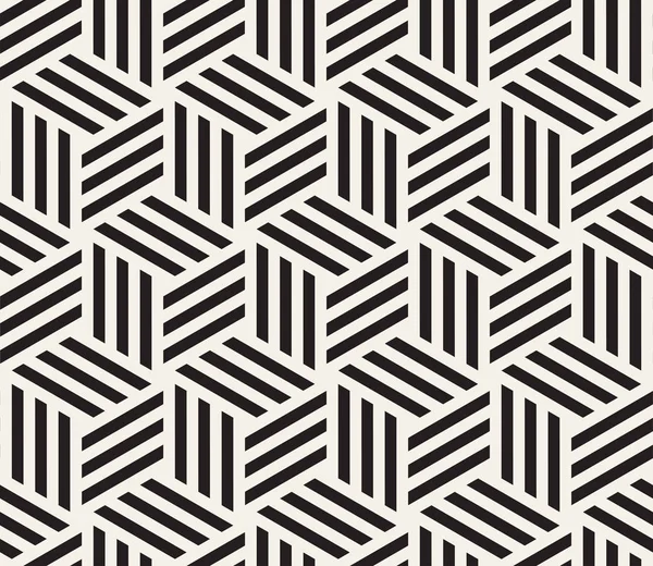 Naadloze geometrische patroon vector. Eenvoudige abstracte lijnen lattice. Herhalende elementen stijlvolle achtergrond — Stockvector