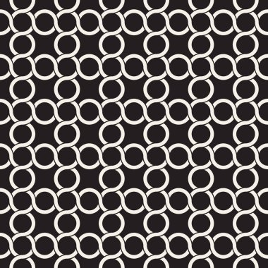 Vektör kesintisiz geometrik desen. Basit soyut çizgiler kafes. Yinelenen öğeleri şık arka plan