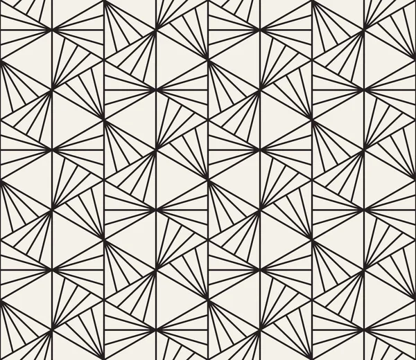 Vector sömlös geometriska mönster. Enkla abstrakt linjer galler. Upprepande element snygg bakgrund — Stock vektor