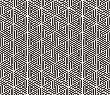 Vektör kesintisiz geometrik desen. Basit soyut çizgiler kafes. Yinelenen öğeleri şık arka plan