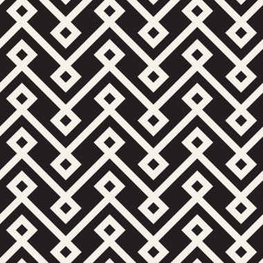 Vektör kesintisiz geometrik desen. Basit soyut çizgiler kafes. Yinelenen öğeleri şık arka plan