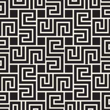 Vektör kesintisiz geometrik desen. Basit soyut çizgiler kafes. Yinelenen öğeleri şık arka plan