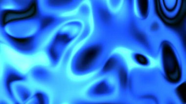 Soyut mavi akışkan