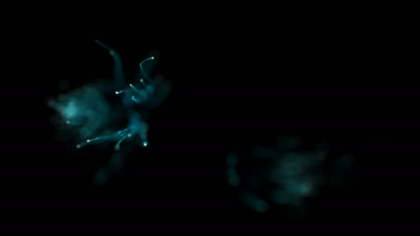 抽象微粒诞生 — 图库视频影像