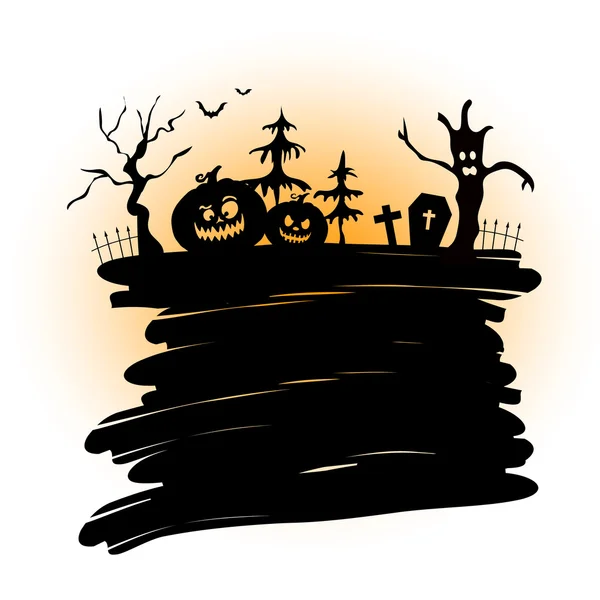 Halloween-Hintergrund für Ihr Design. — Stockvektor